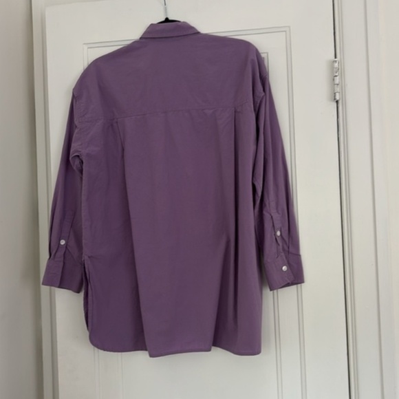 Madewell Women's Purple Shirt - Picture 7 of 7